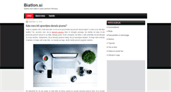 Desktop Screenshot of biatlon.si